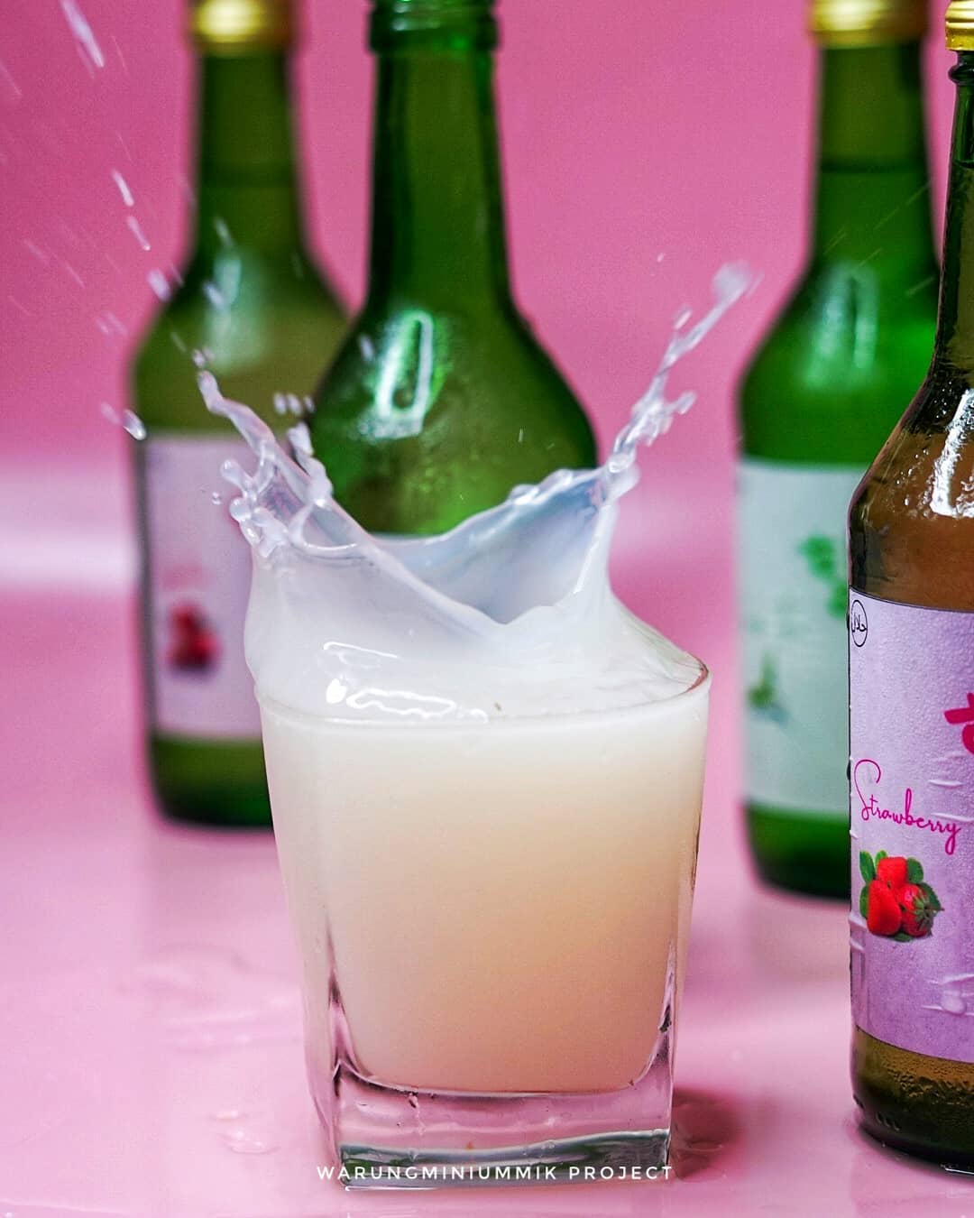 Halal soju - in a glass