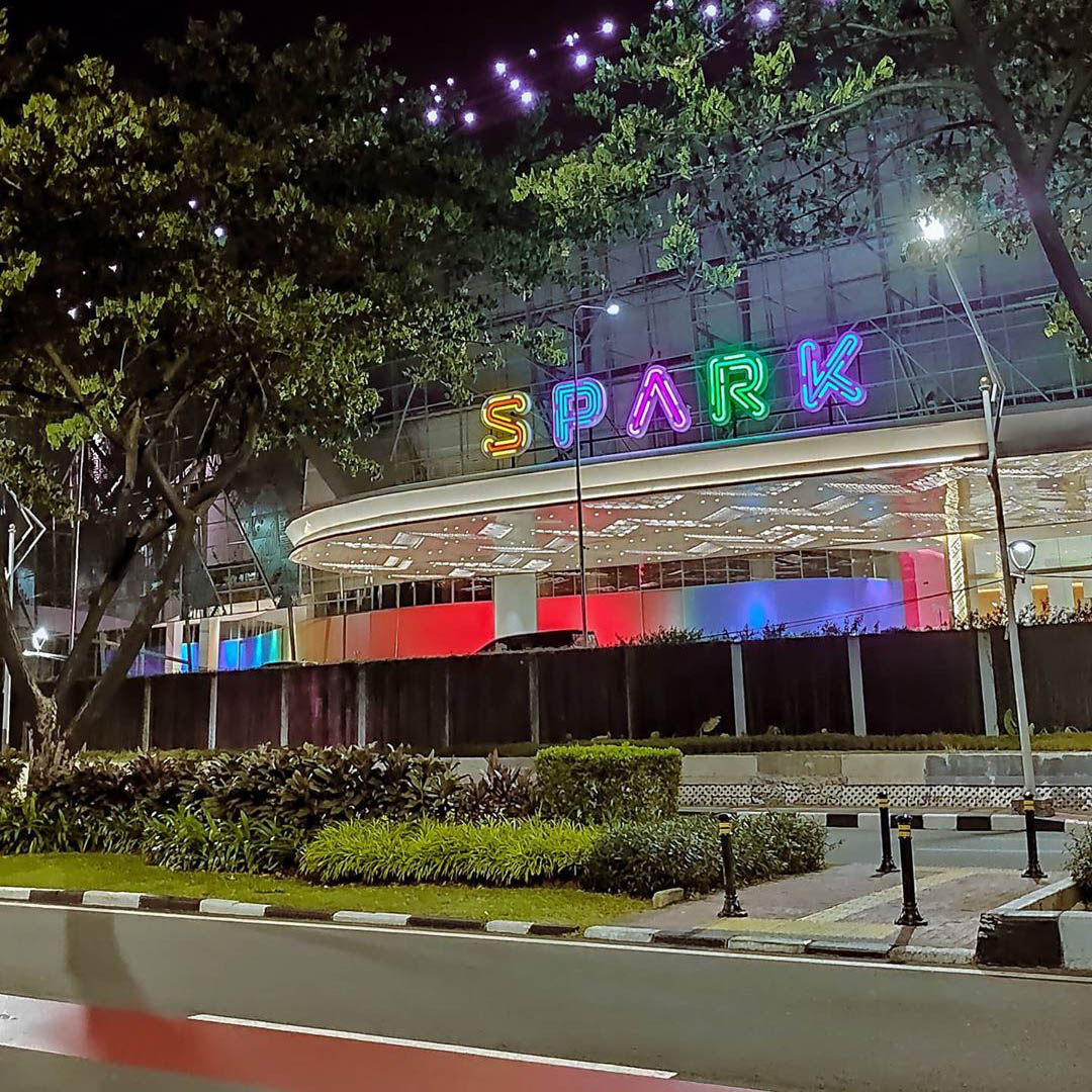 senayan park mall facade