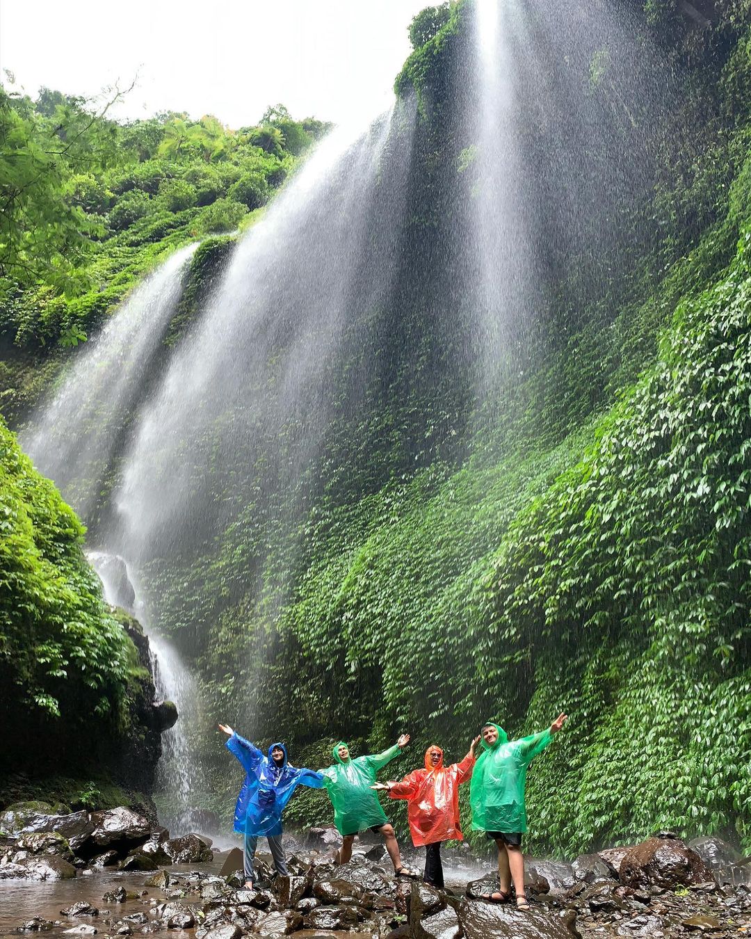 madakaripura waterfalls in Indonesia