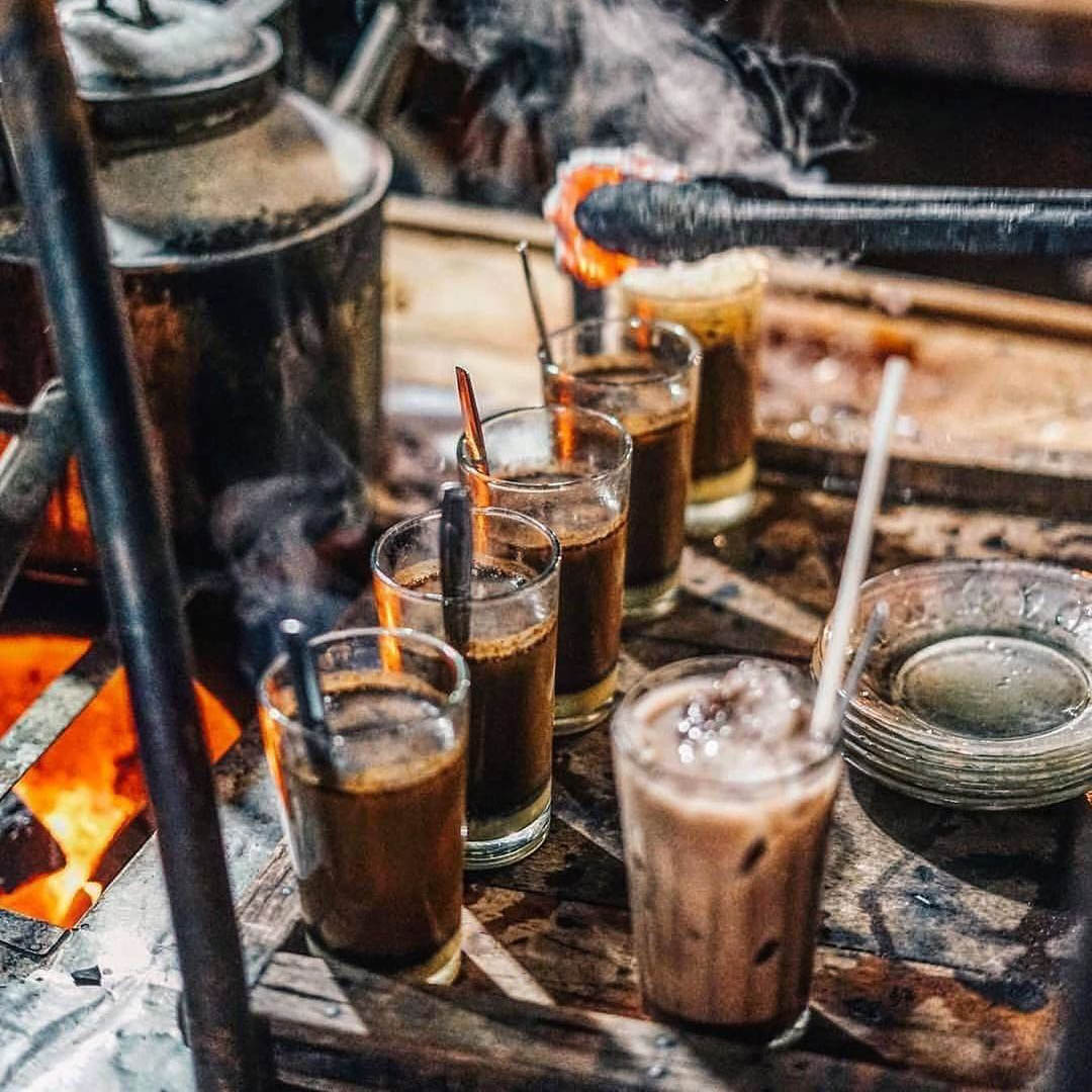 charcoal coffee kopi joss