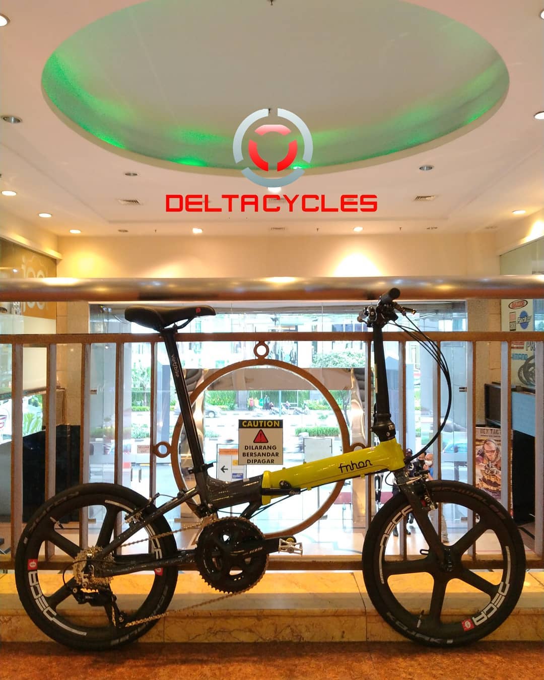 delta cycles customized folding bike