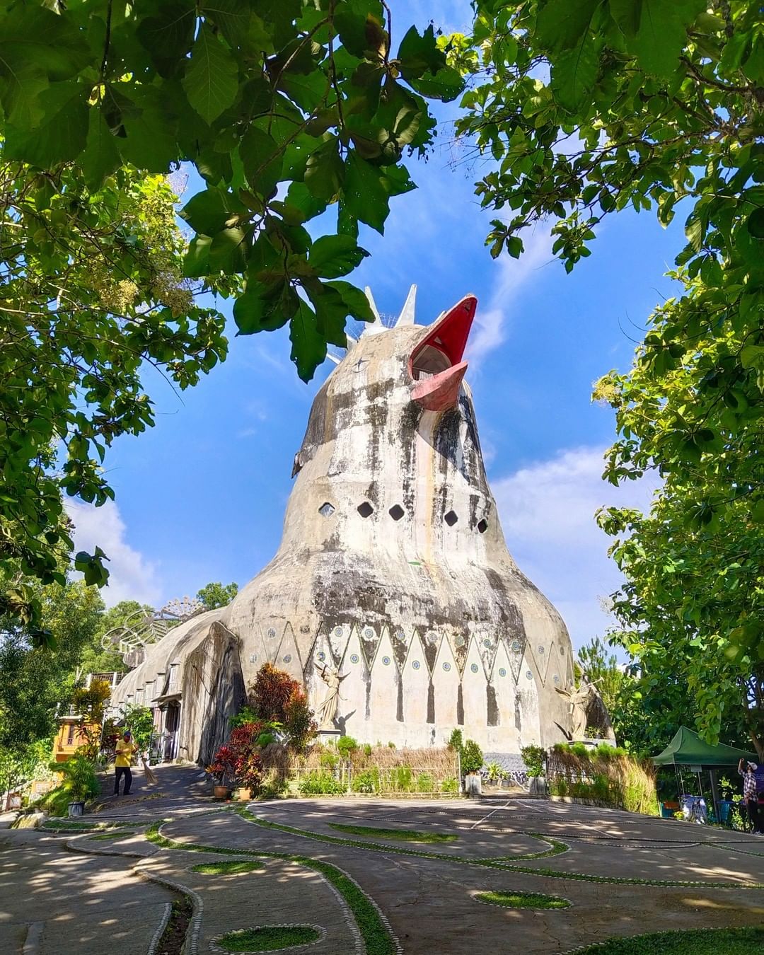 unique buildings in indonesia - gereja ayam