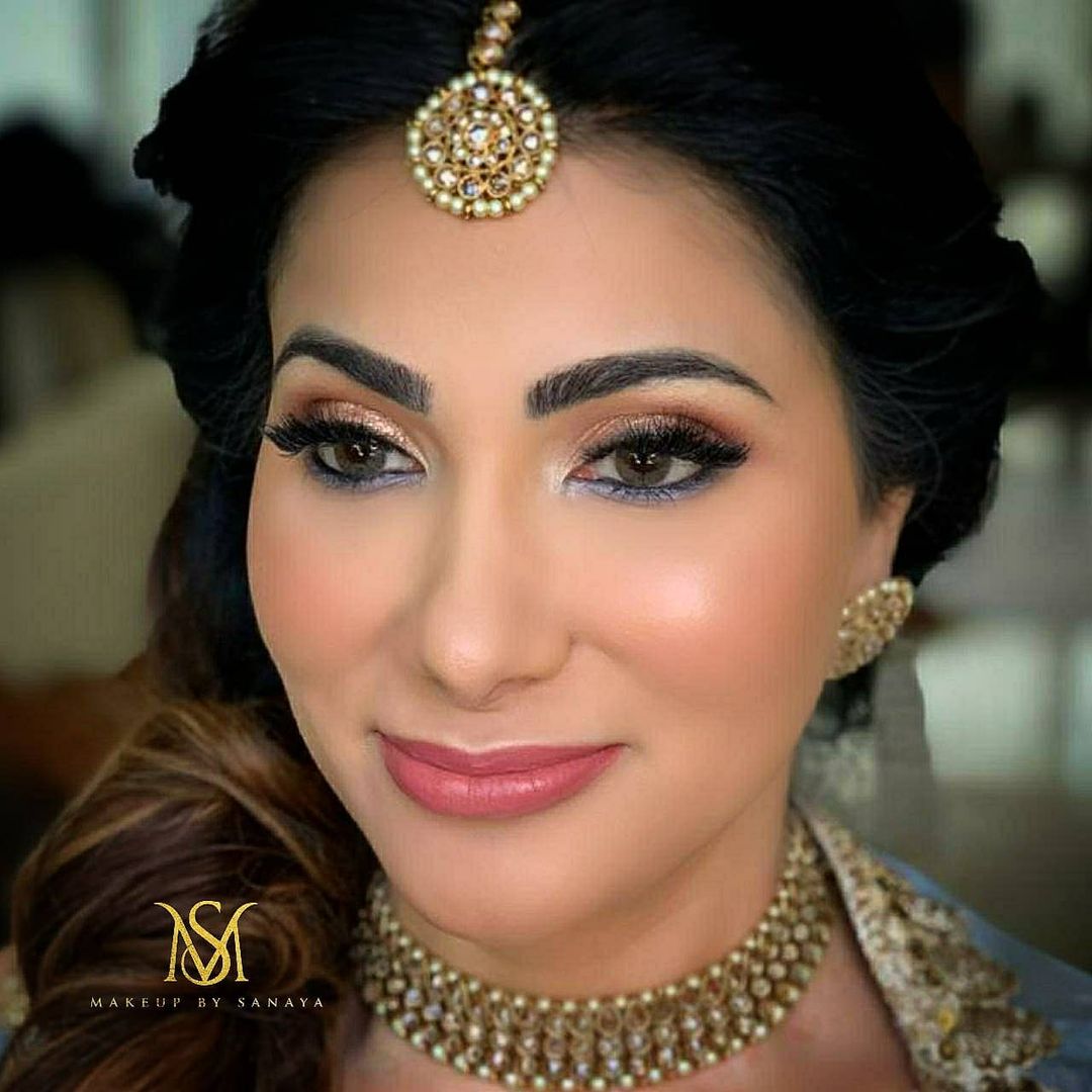 makeup by sanaya for bride's relative