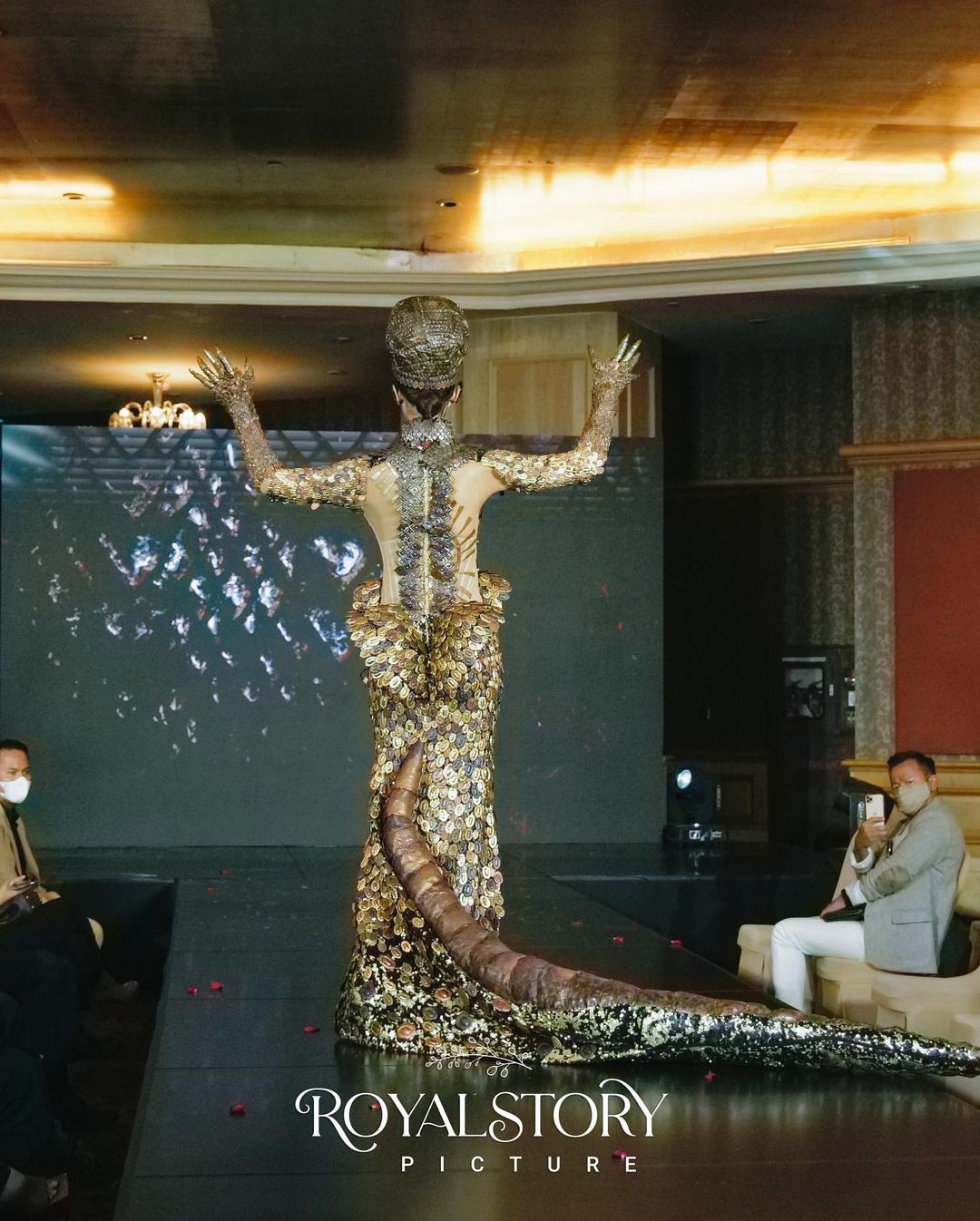 Miss Universe Indonesia Ayu Maulida Putri Reveals Komodo Dragon Themed National Costume