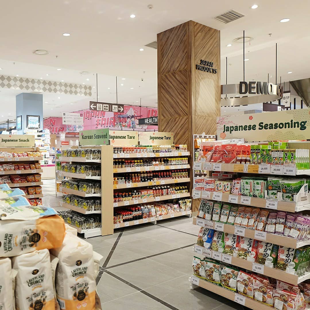 jakarta supermarkets with imported food - aeon supermarket food