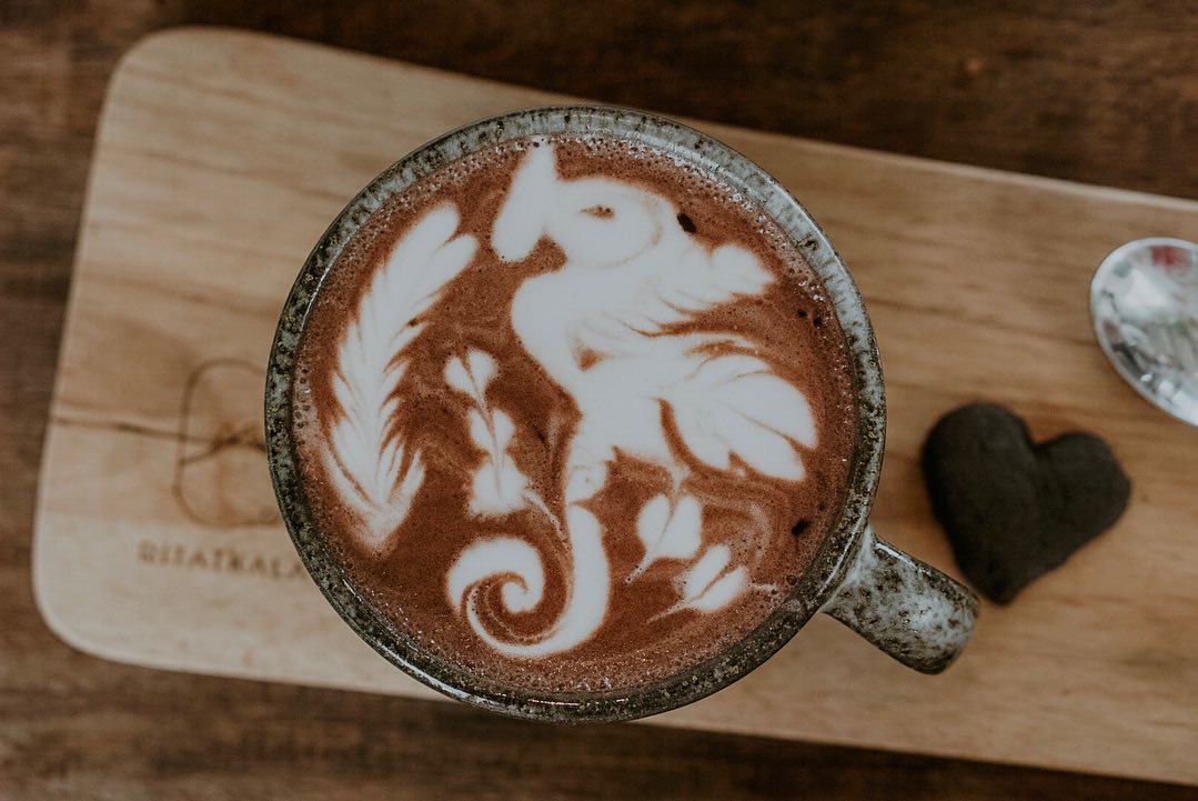 ritatkala cafe bali - latte art