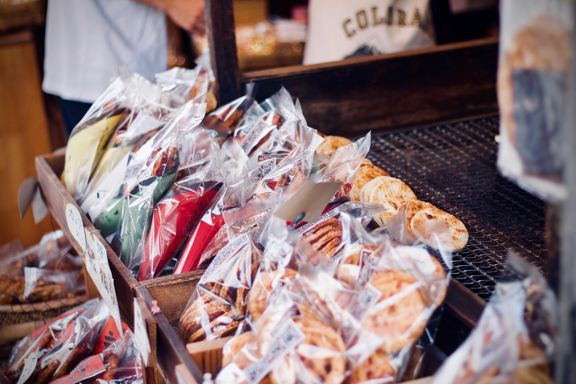 Japanese street snacks