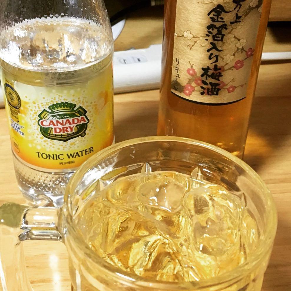 umeshu tonic japanese cocktails