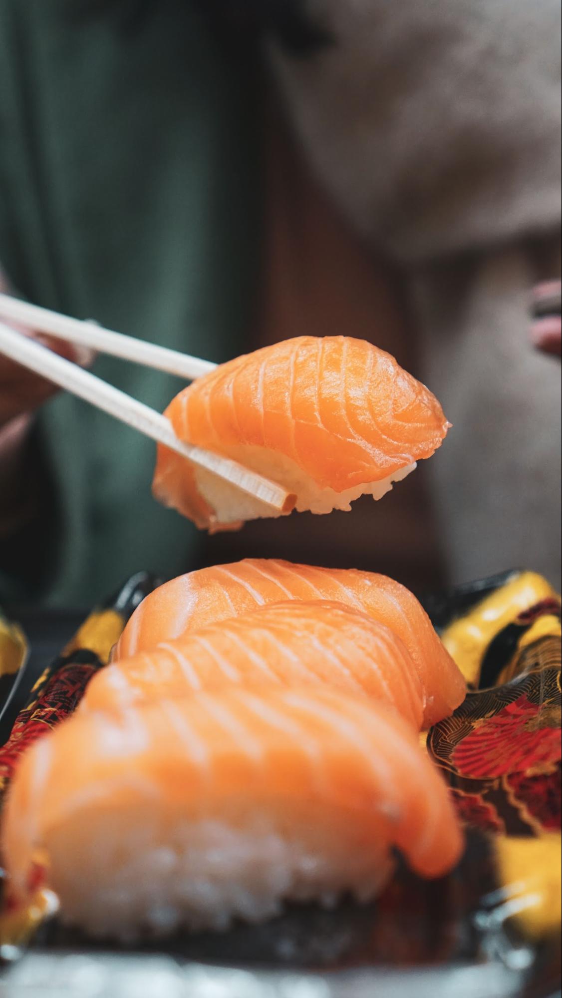 salmon sushi japan facts