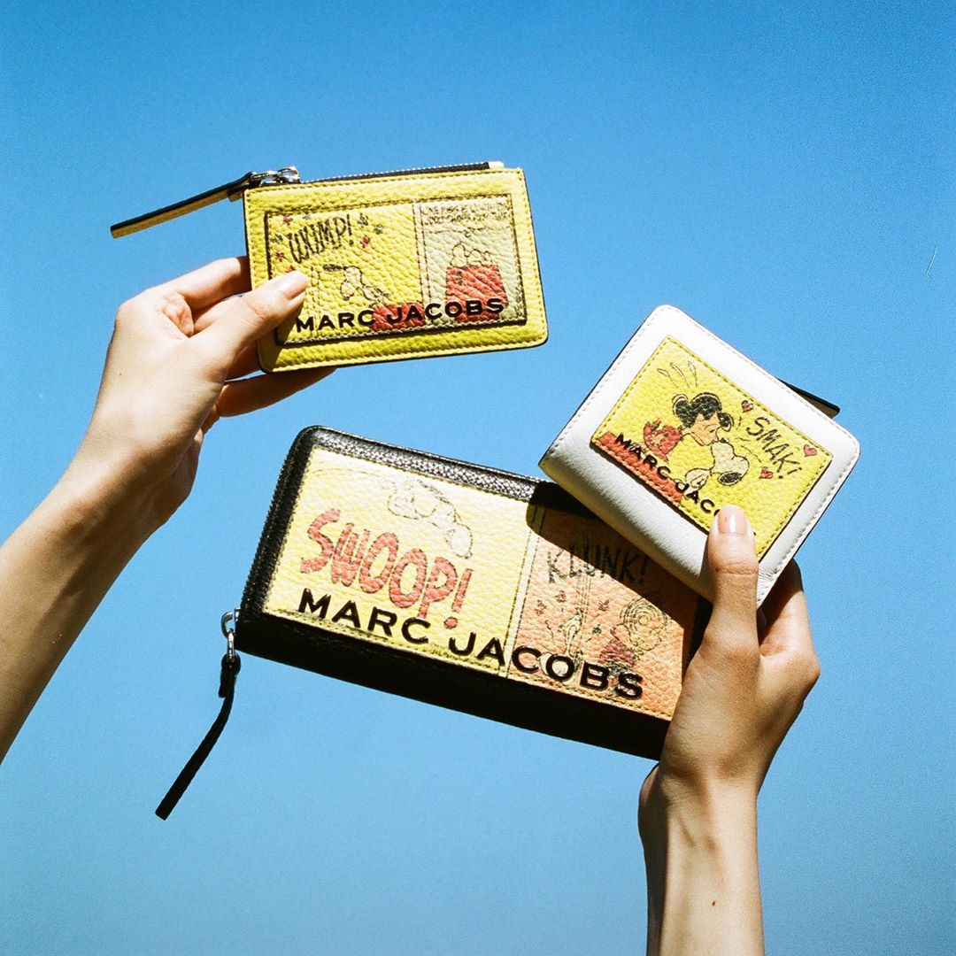 marc jacobs x peanuts wallets
