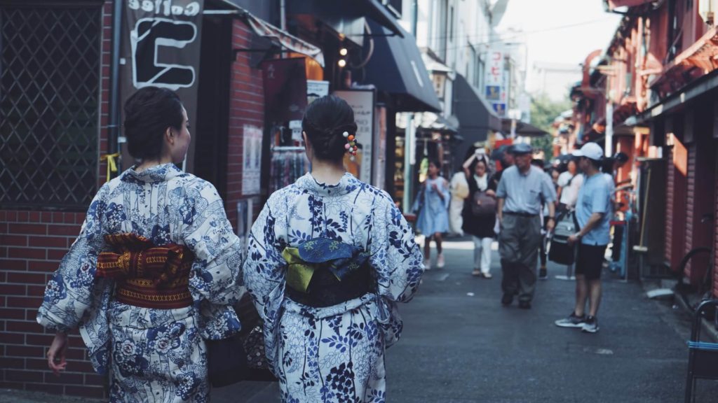 Things to do in Japan in summer - two girls wearing yukata