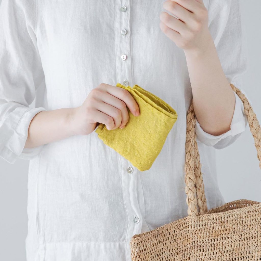 Japanese sustainable habits - handkerchiefs