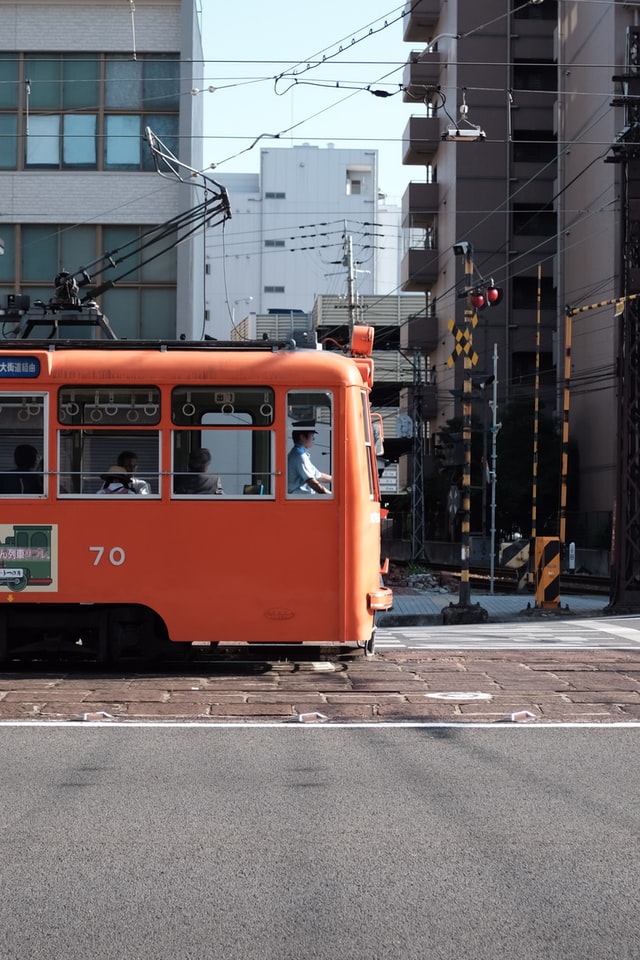 Transportation in Japan - tram in japan