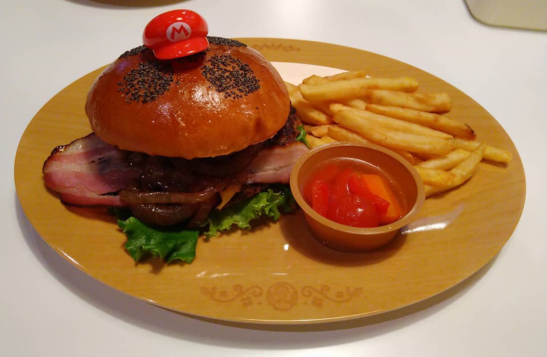 super nintendo world guide - Mario's Bacon Cheeseburger
