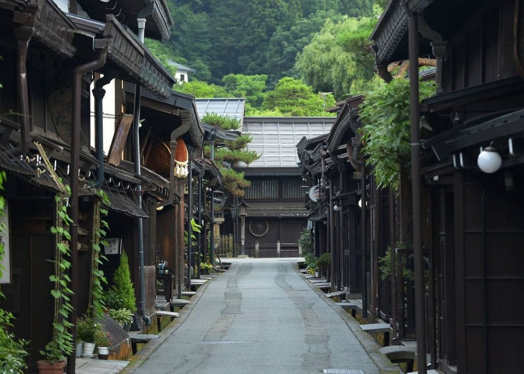 Traditional Japanese towns - old town takayama