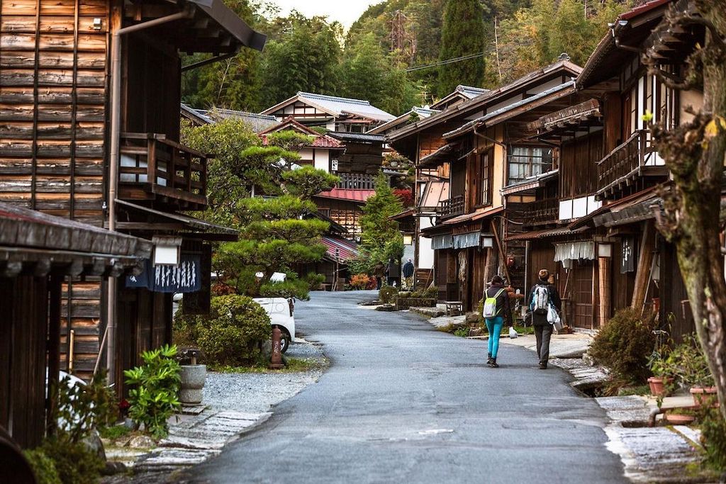Traditional Japanese towns - tsumago juku