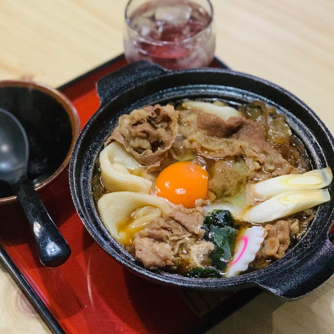 types of udon - mimi udon with egg