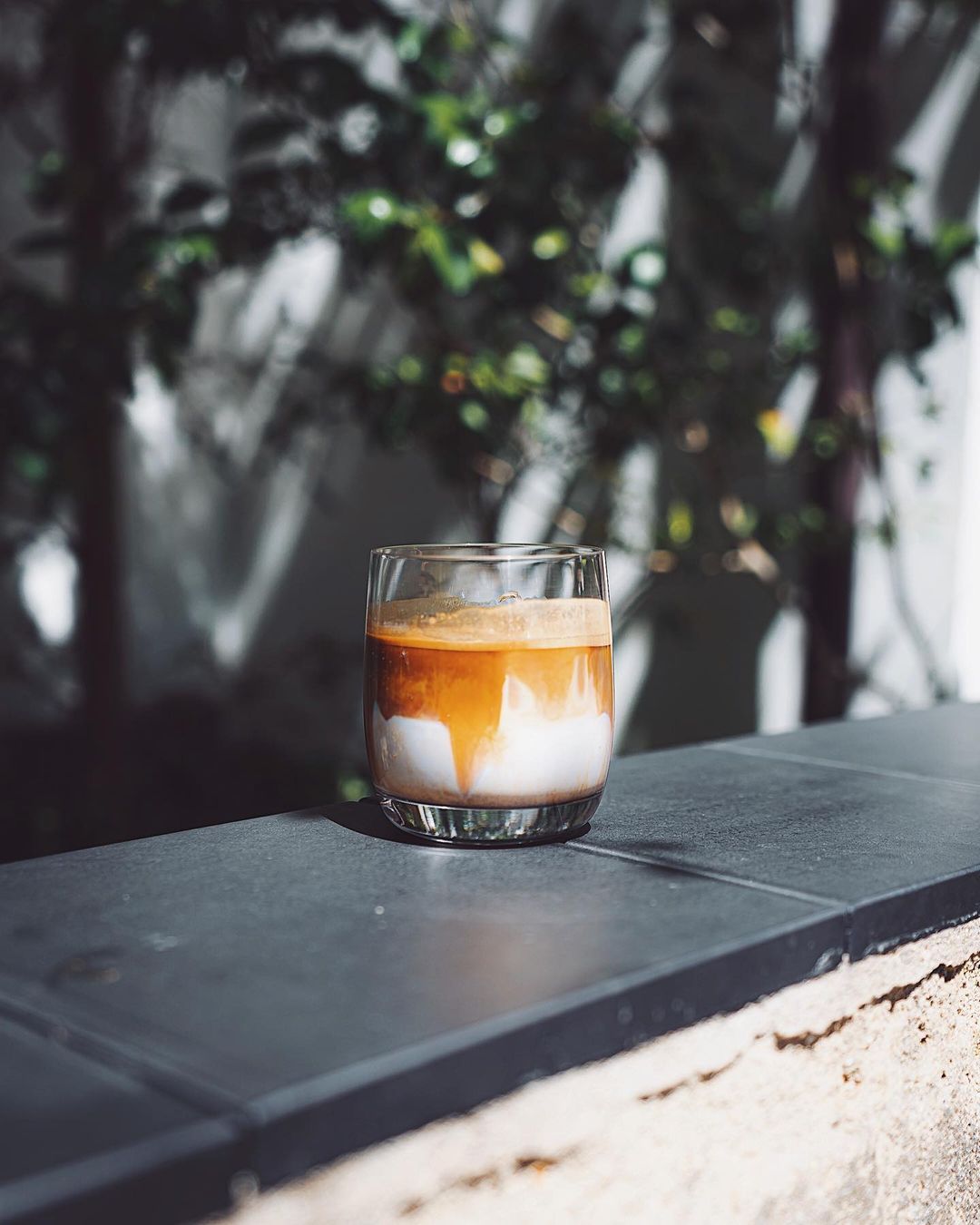 kyoto cafes - iced cafe latte