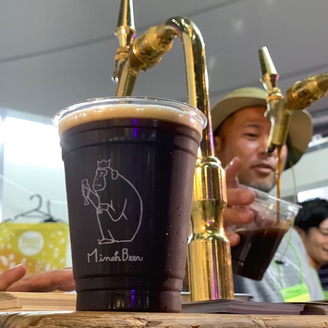 japanese craft beers - Minoh Beer stout beer festival