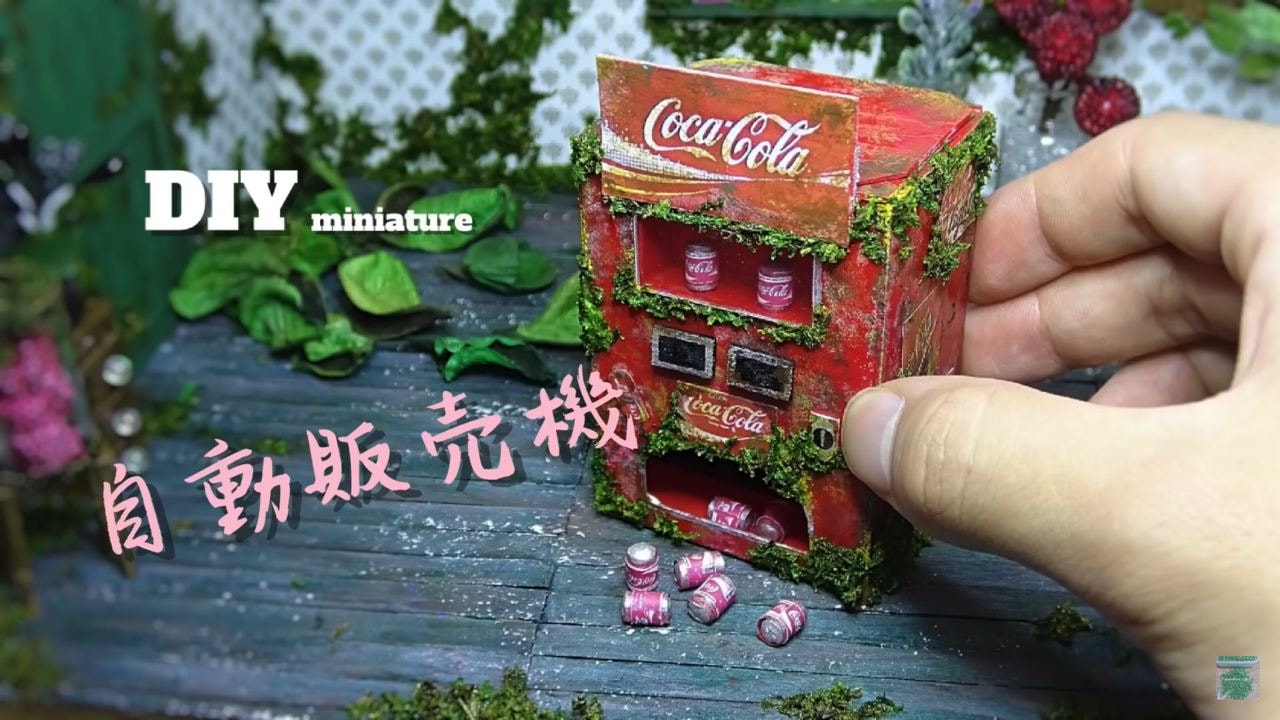 mini coca cola vending machine tutorial