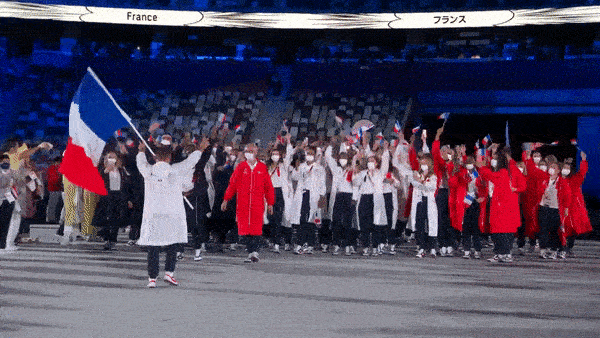 Tokyo Olympics Opening Ceremony - france