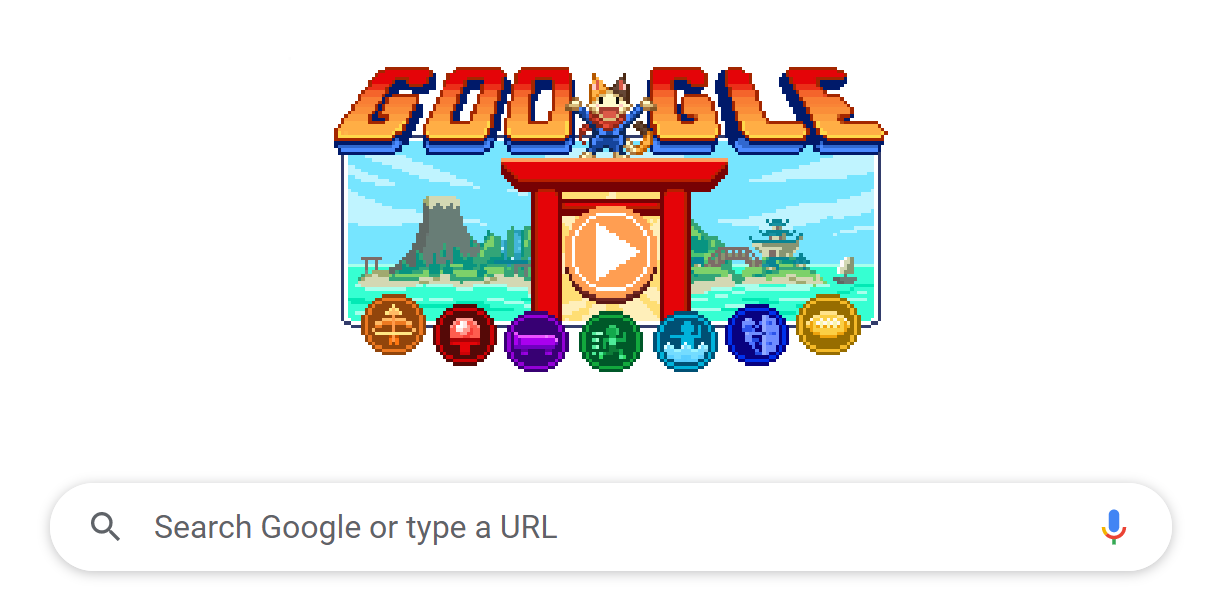 google tokyo olympics doodle - logo