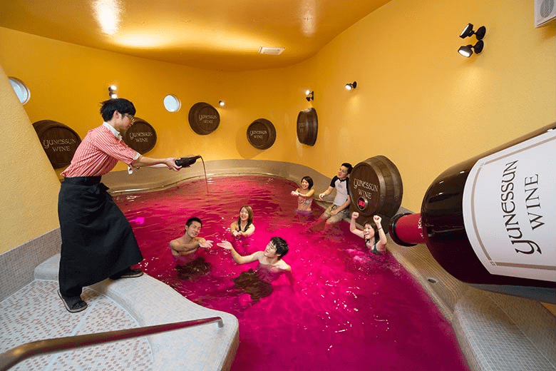 Hakone yokai onsen - wine bath
