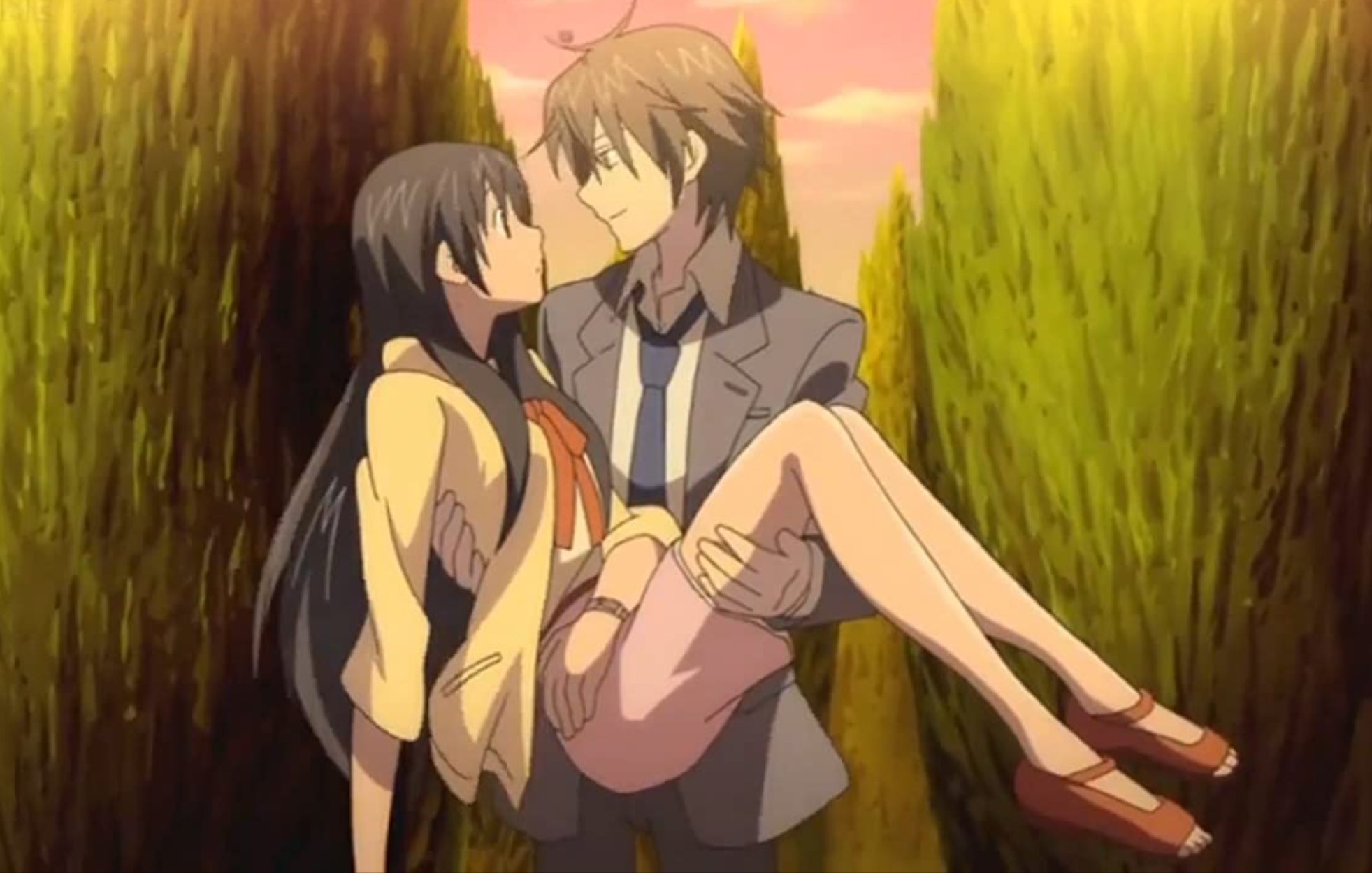 romantic anime series - hikari and kei