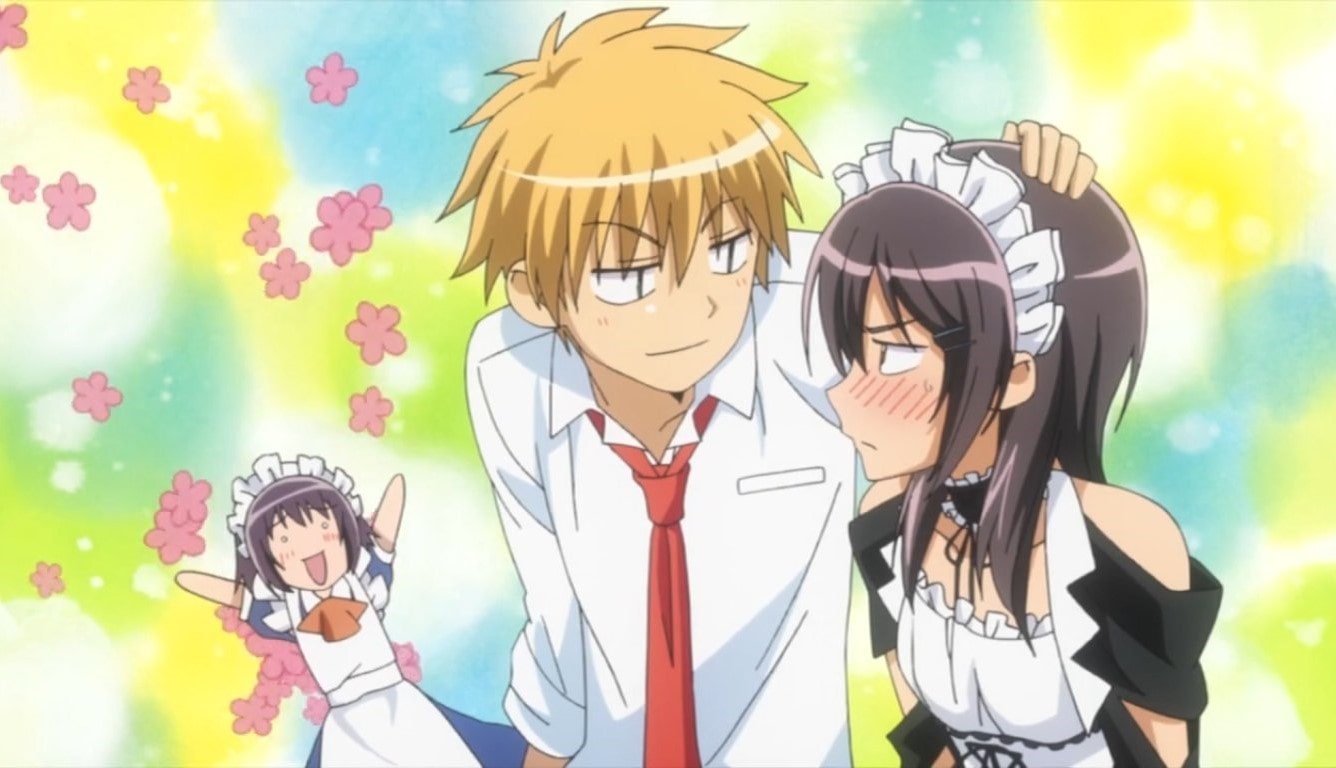 romantic anime series - kaichou ha maid sama