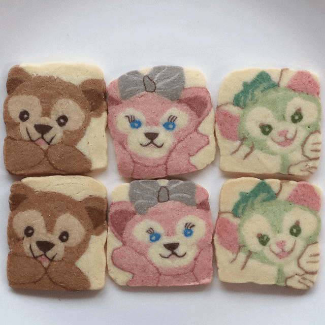 japanese baking artist izuyo - animal cookies