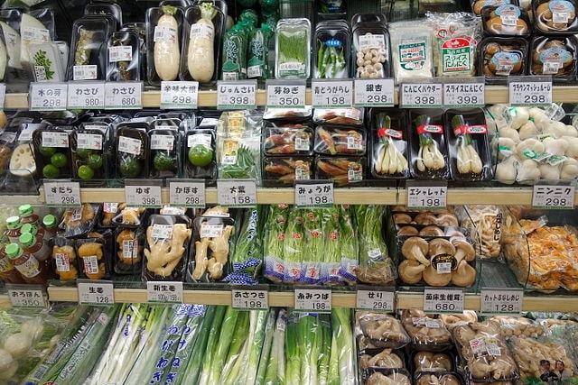 Studying in Japan - groceries