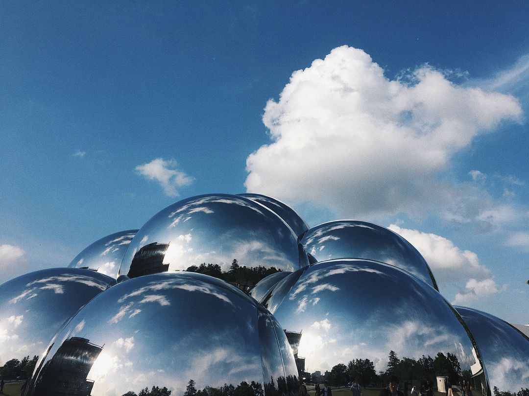 Art museums in Japan - Spherical Pavilion, “MARU”
