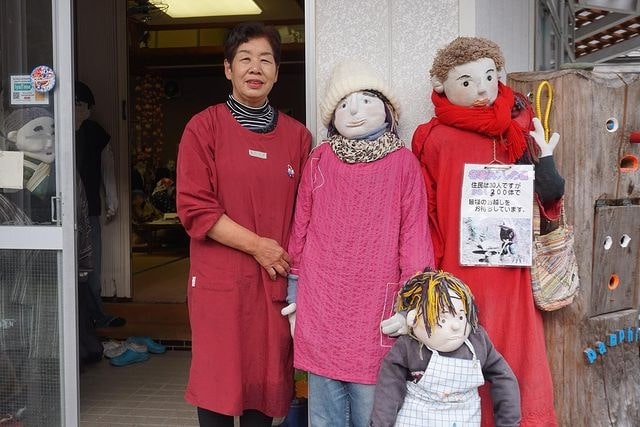 Japanese Scarecrow Village - tsukimi with her creatons