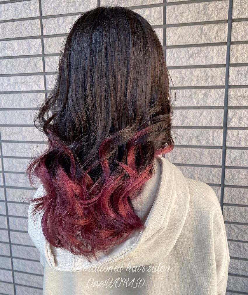 English-speaking Japanese hair salons - most popular styles are ombre and balayage