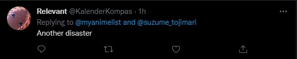 New Makoto Shinkai Movie 2022 - fan comments twitter 