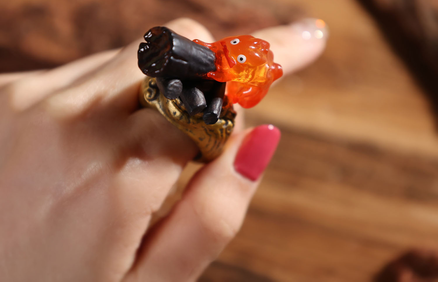 Howl's Moving Castle's Calcifer Gets His Own Series Of Rings