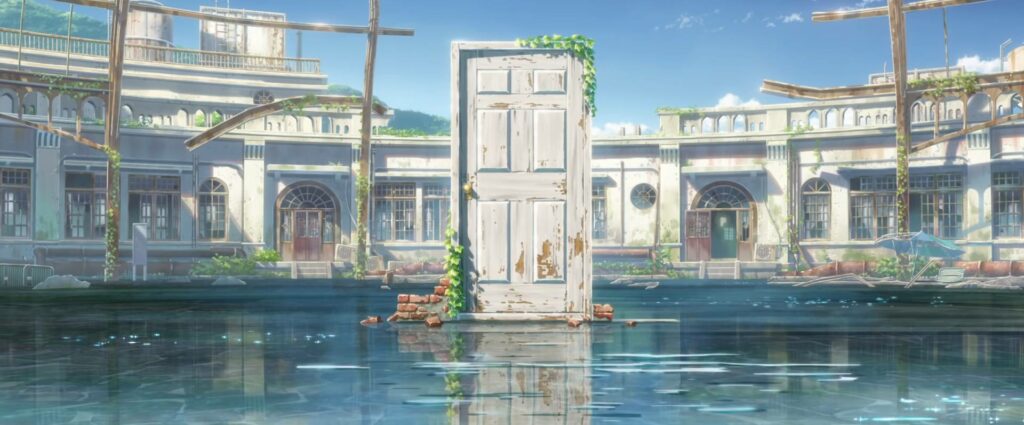 Suzume No Tojimari release date - ruined door