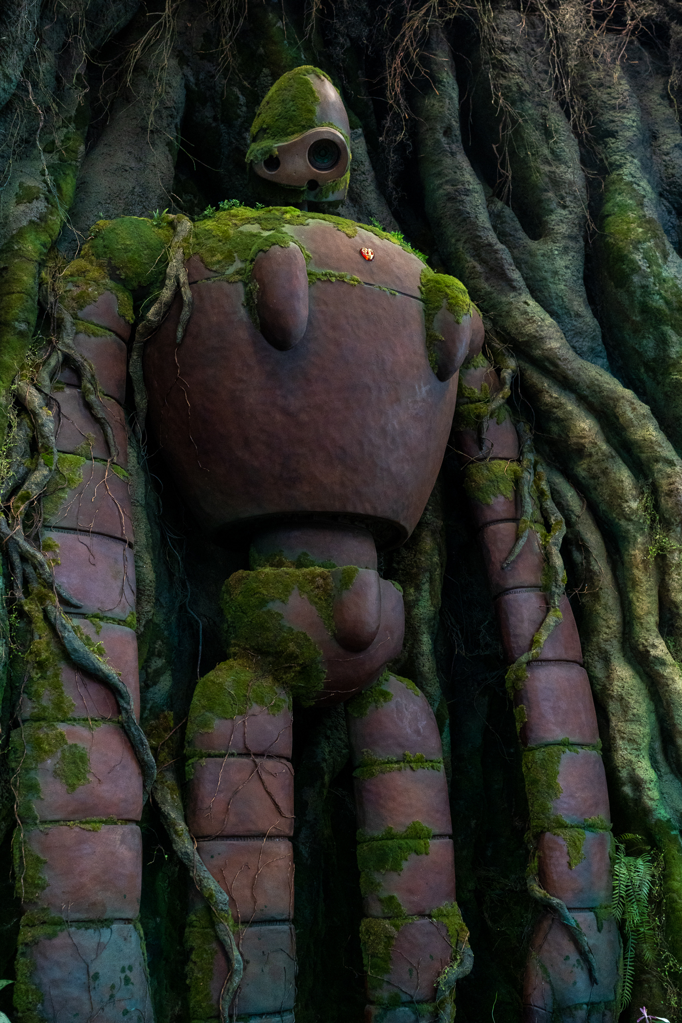 Ghibli Park - laputian robot statue
