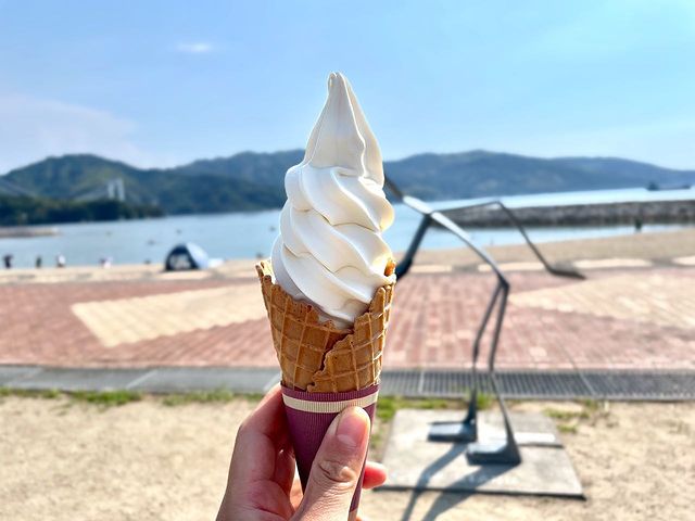 Shimanami Kaido - salt ice cream