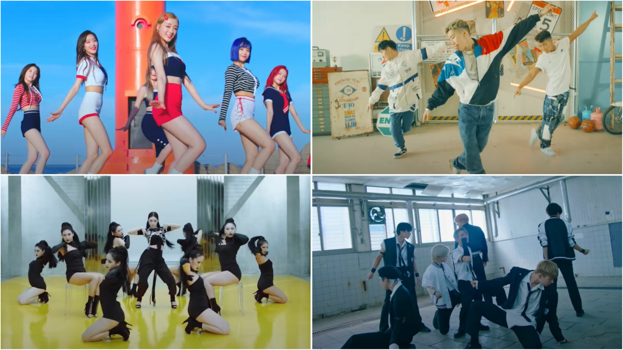 K-pop dance - APRIL, JAY PARK, CHUNGHA, ATEEZ