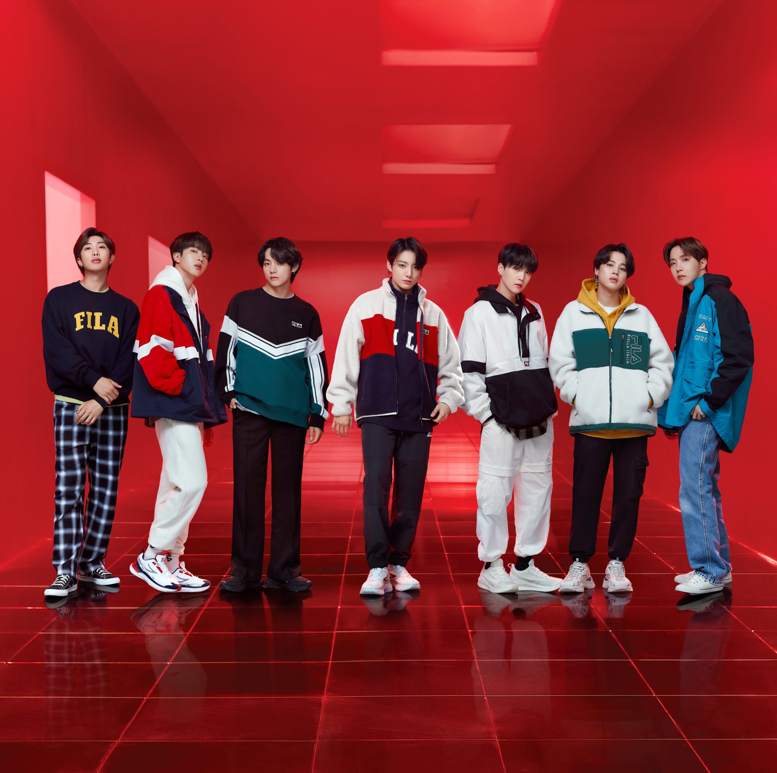 BTS CF Twitter Trends - BTS FILA 2020 Fall Collection