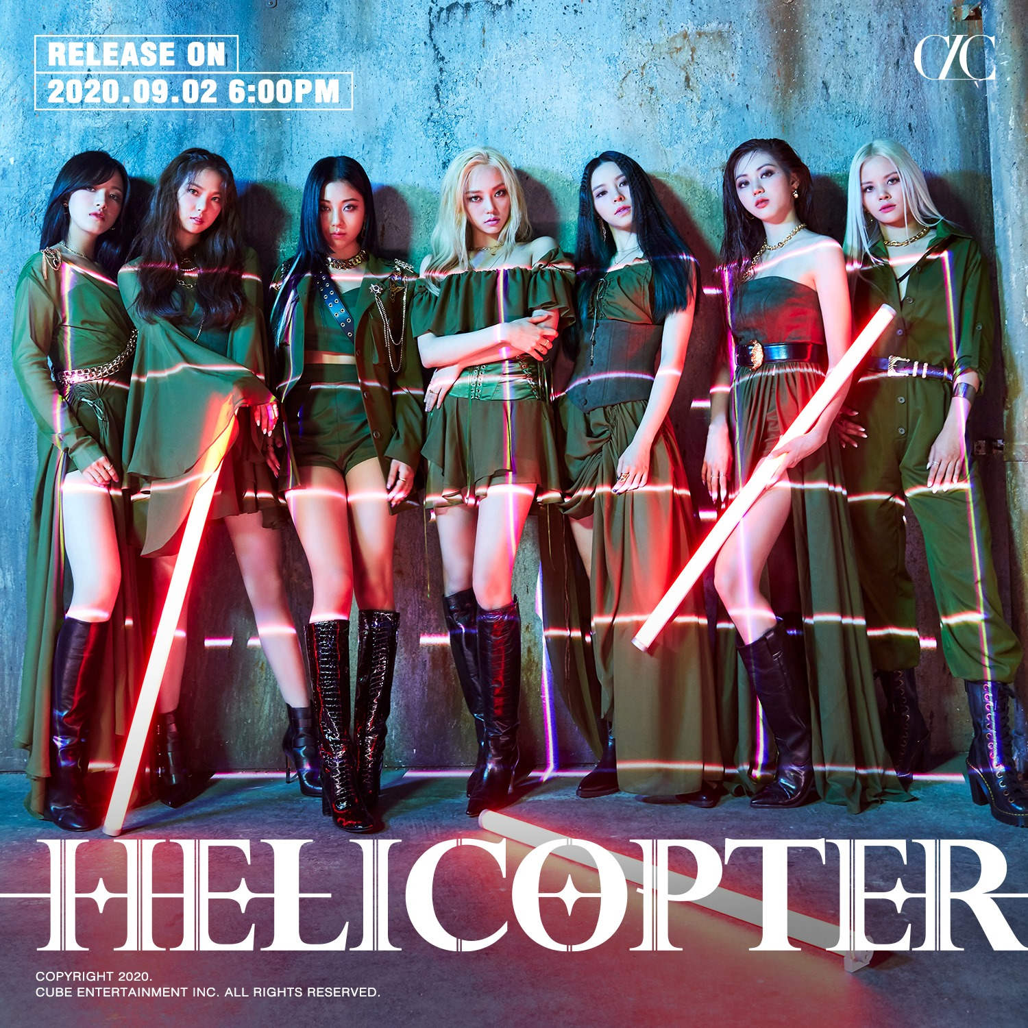 K-pop Comebacks September 2020 - CLC HELICOPTER concept photo