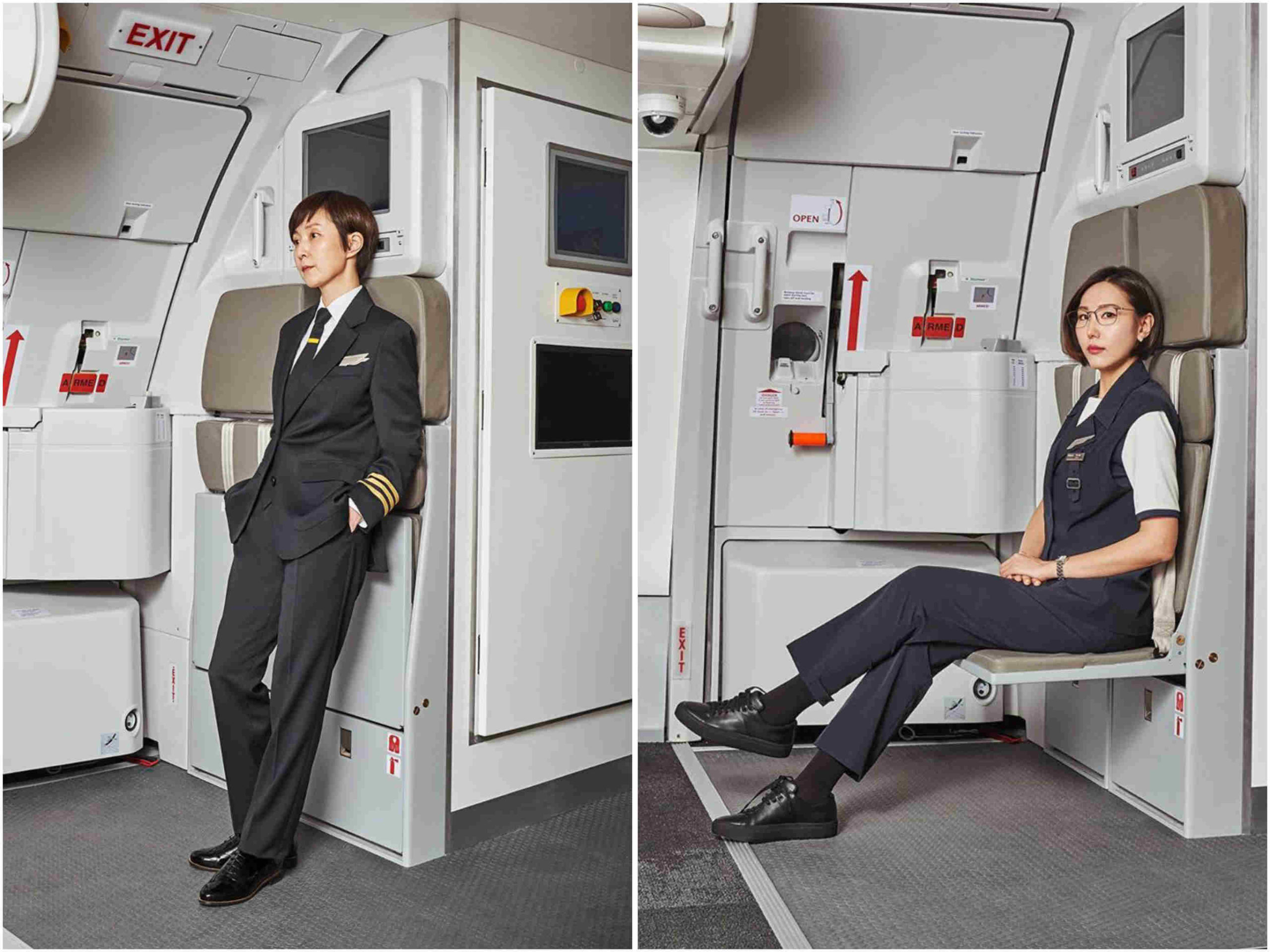 Aero K crew uniforms - cabin crew, flight crew, gender-neutral