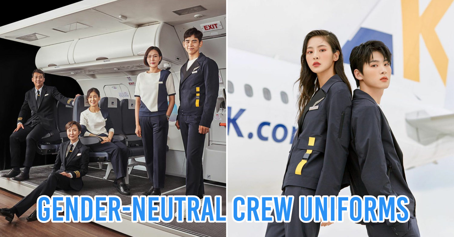 New Korean Airline Company Aero K Has Gender-Neutral Crew Uniforms