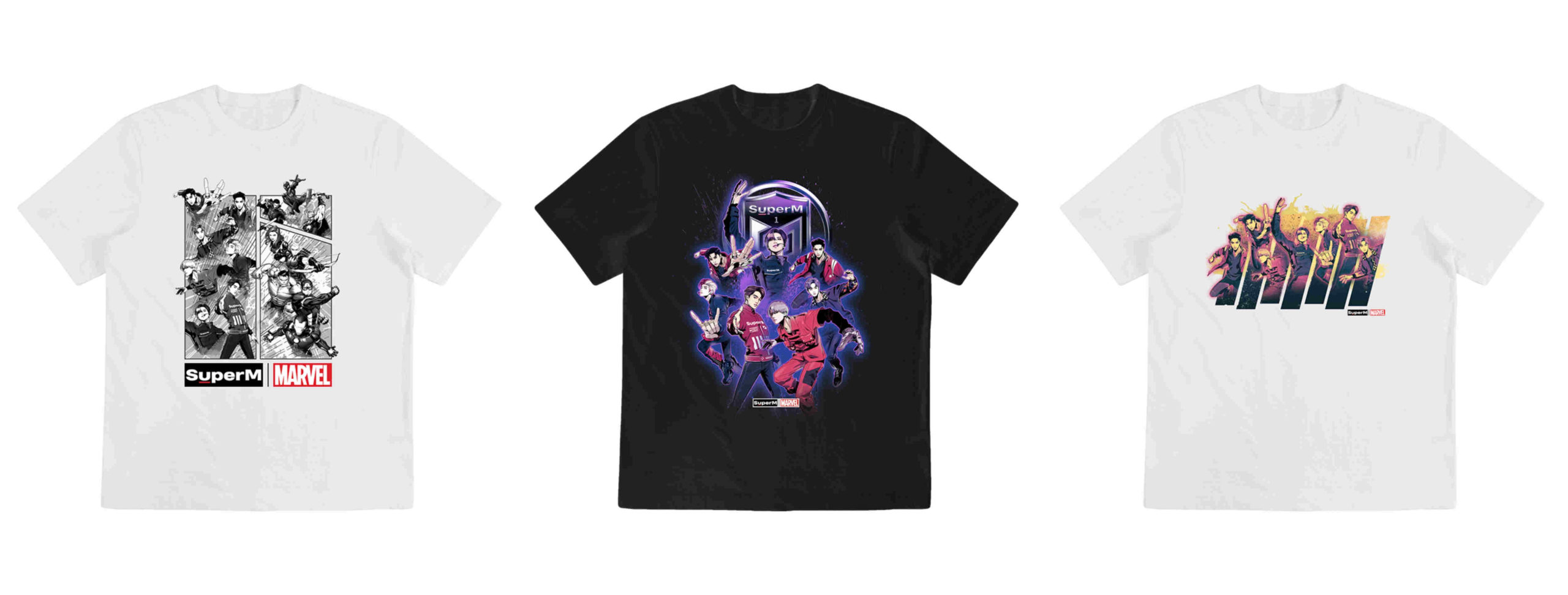 SuperM x Marvel - Graphic T-shirt