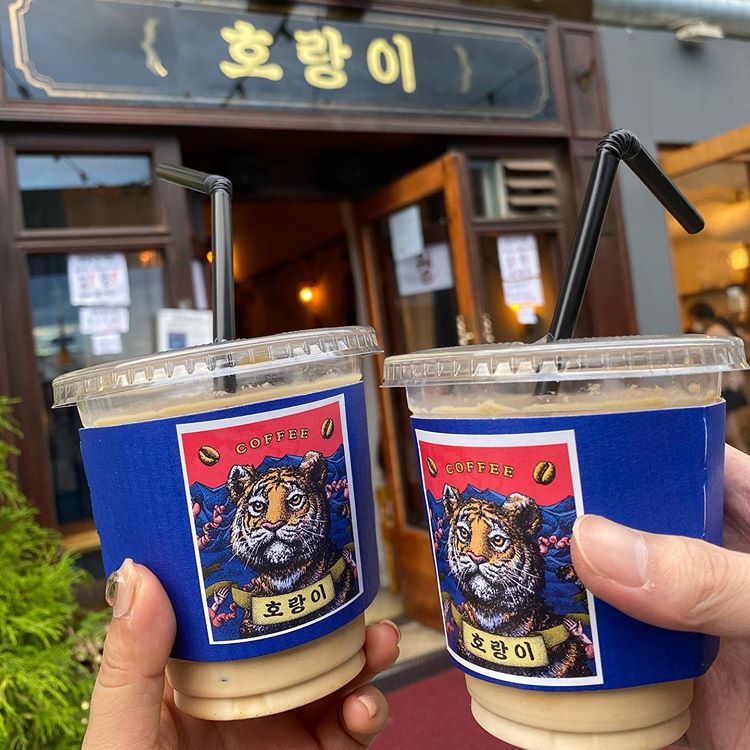 Korean desserts - Tiger coffee