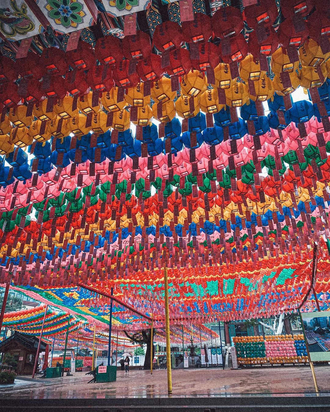 Lotus Lantern Festival Korea - Rainbow lanterns