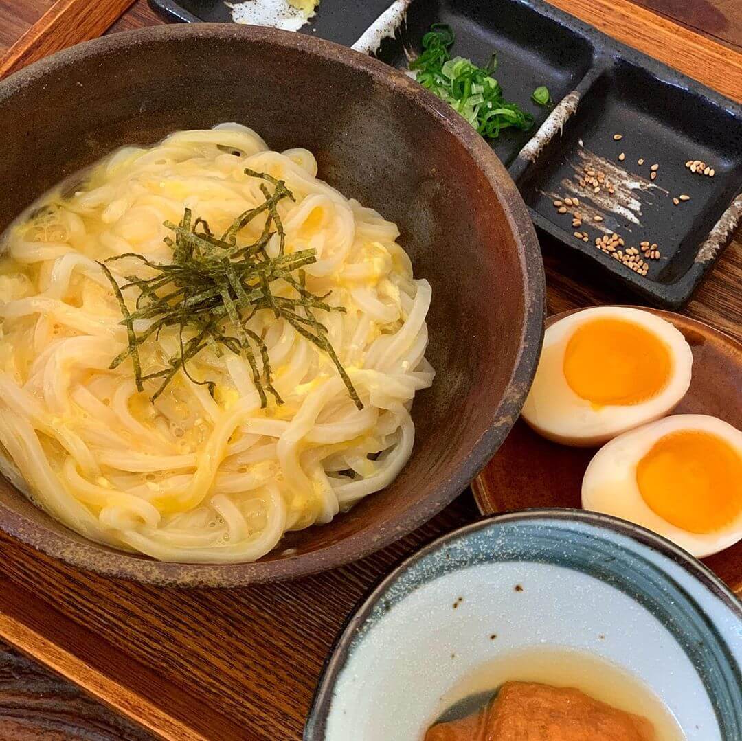 Restaurants in Seoul - katatsuri udon egg yolk sauce