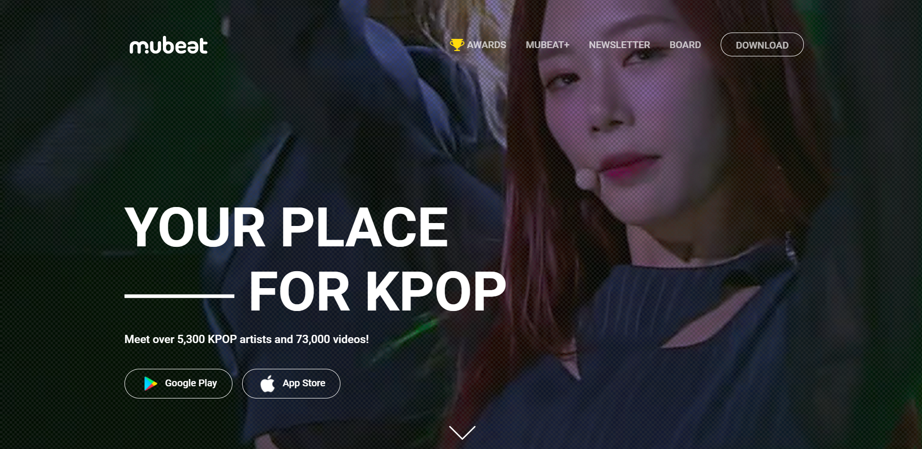 kpop streaming services - mubeat