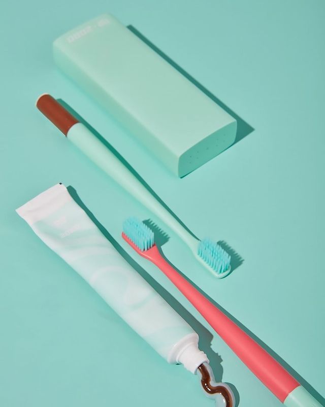 baskin robbins mint chocolate toothpaste - toothpaste & toothbrush set